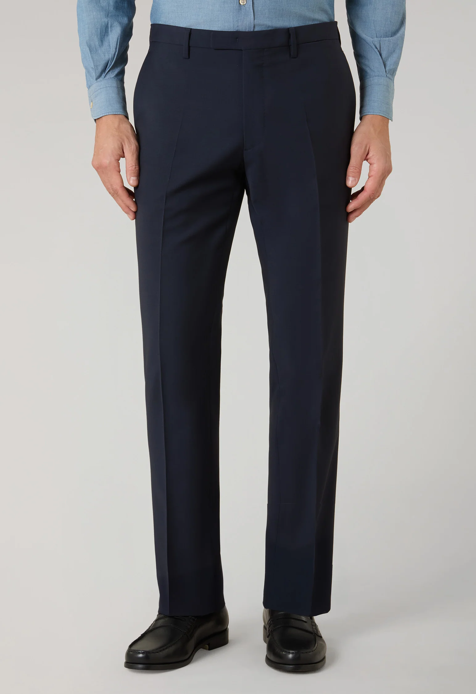 Abito K-Jacket in lana stretch blu - Image 4