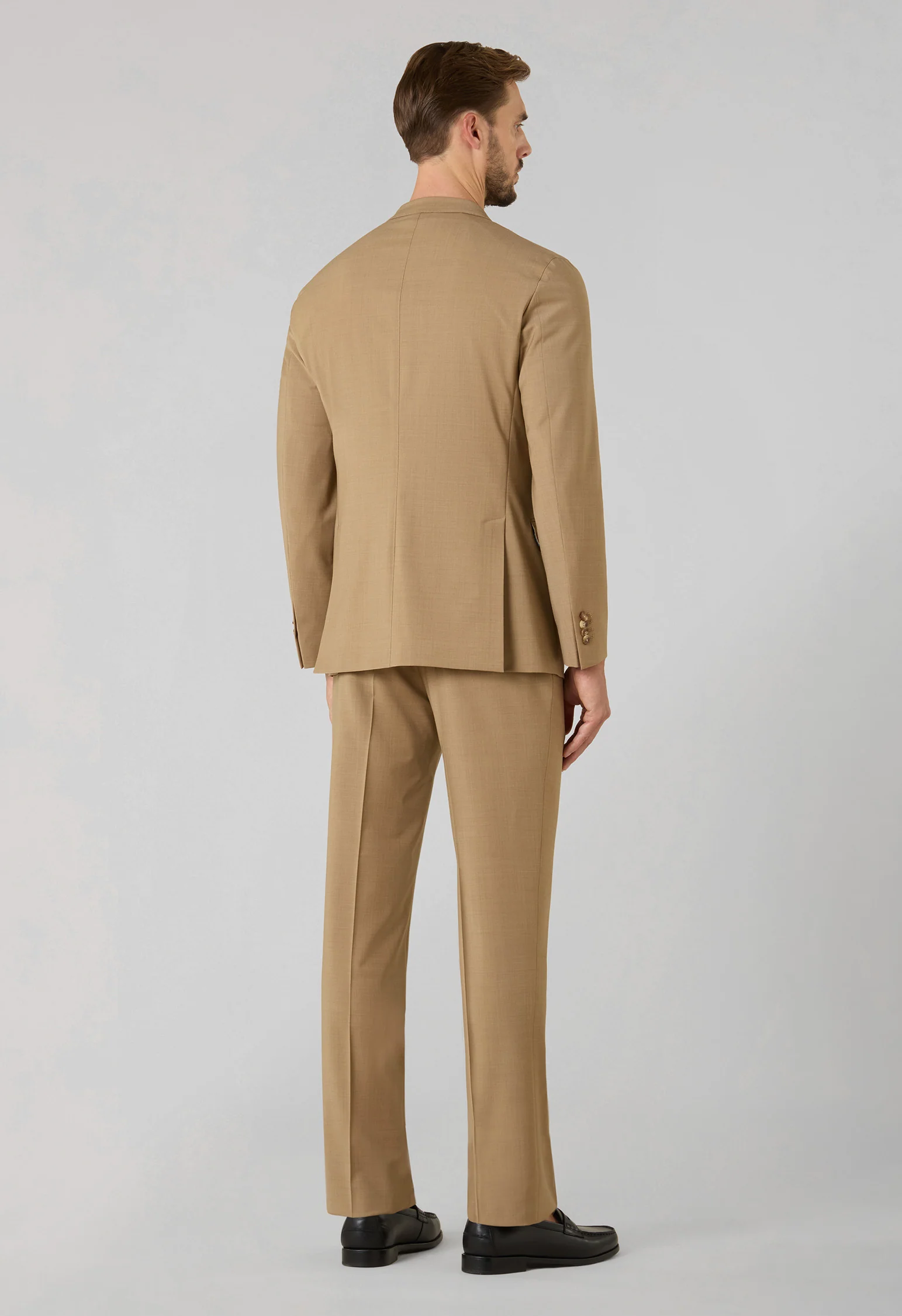 Abito K-Jacket in lana stretch cammello - Image 2