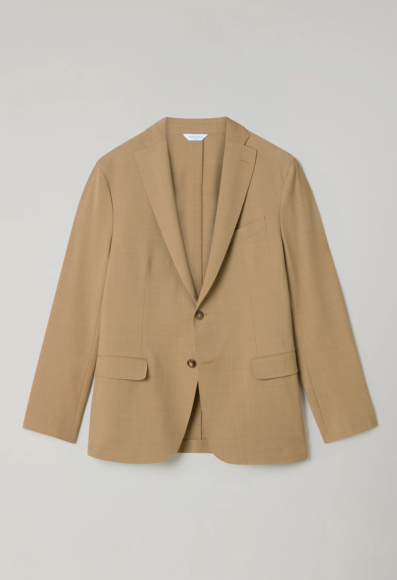 Abito K-Jacket in lana stretch cammello - Image 5