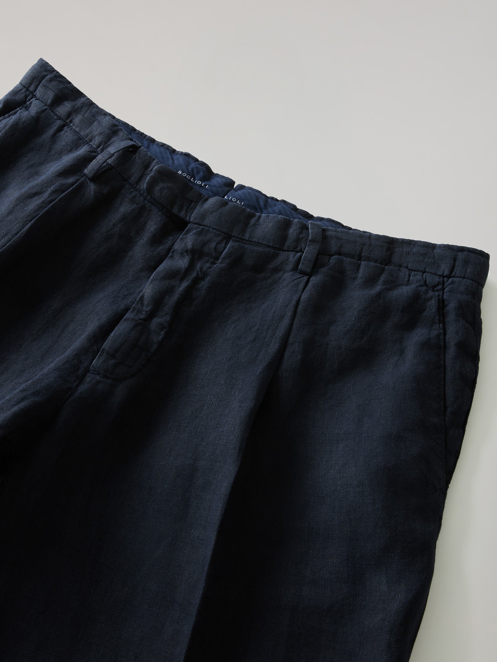 Abito K-Jacket in lino tinto in capo blu - Image 6