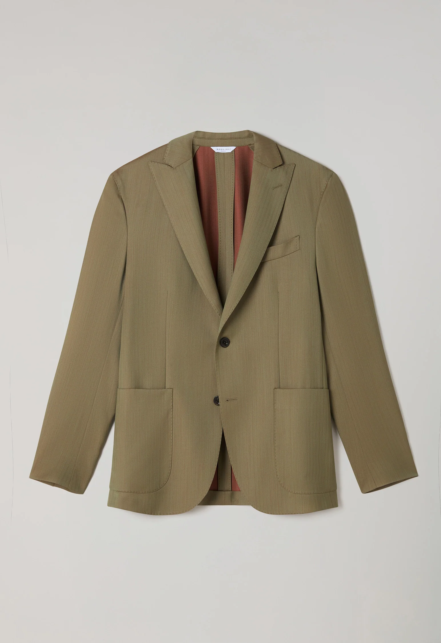 Abito K-Jacket Solaro a spina di pesce marrone chiaro - Image 5