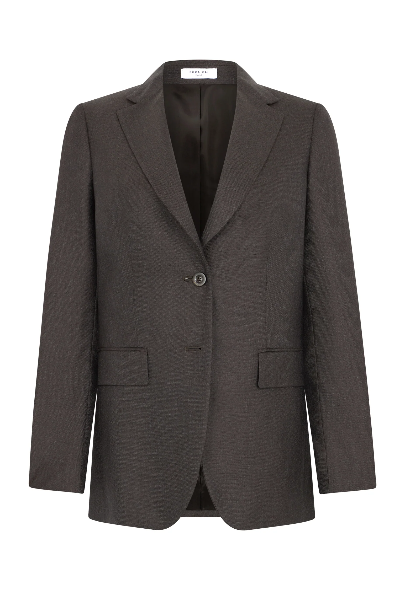 Blazer Bianca in lana Hopsack marrone - Image 4