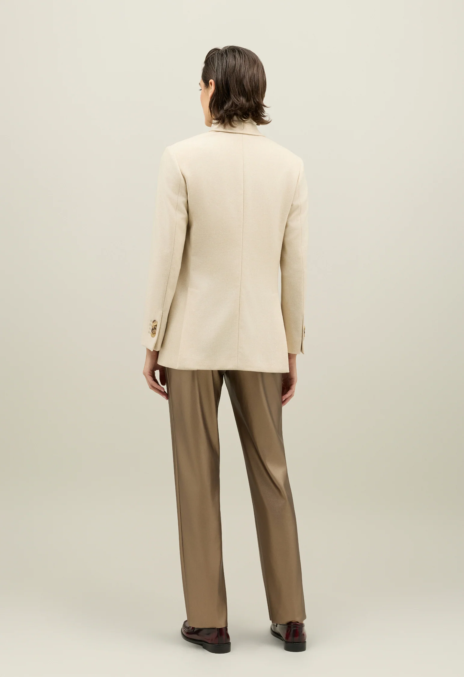 Blazer Maia in misto lana bianco caldo - Image 2