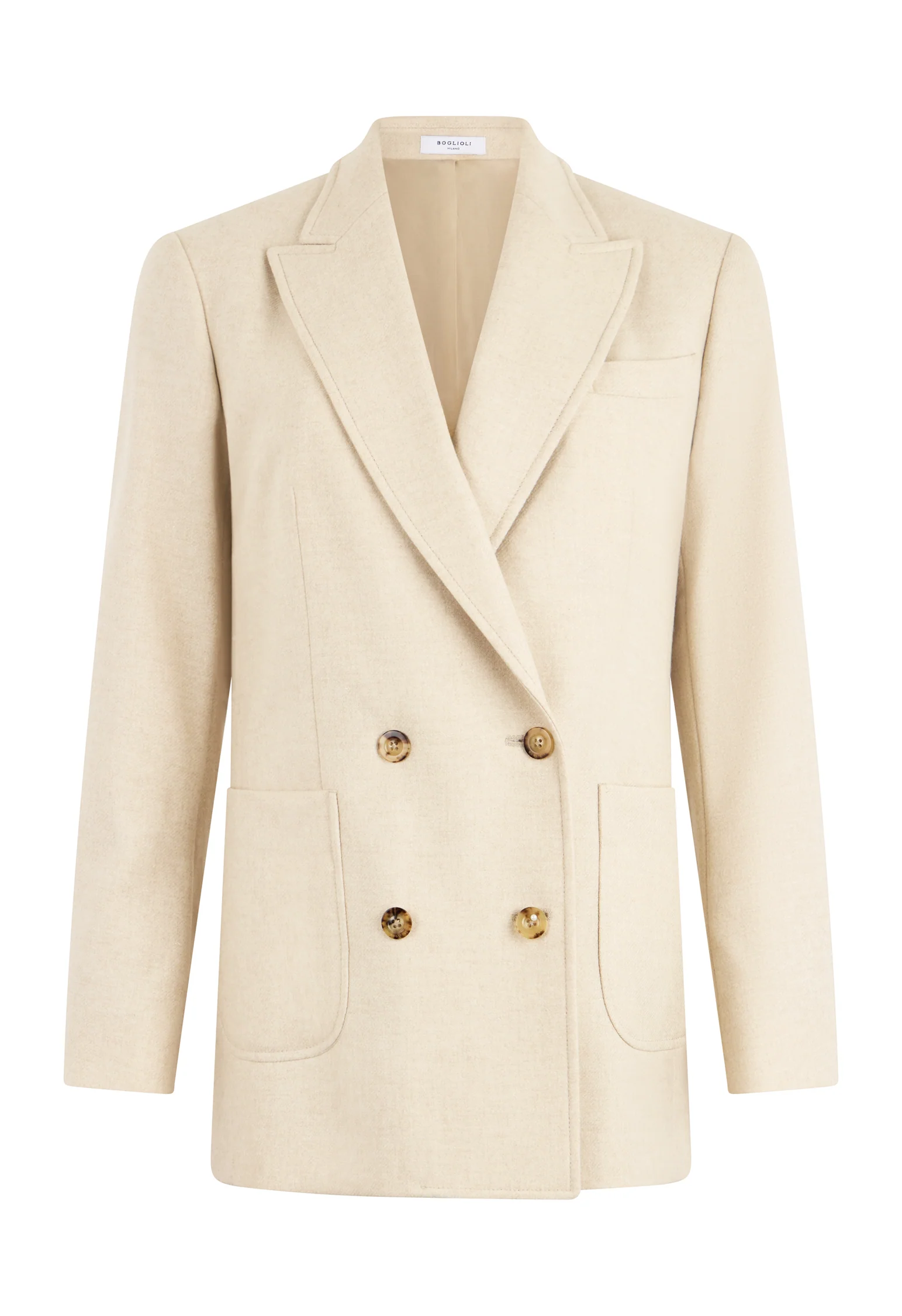 Blazer Maia in misto lana bianco caldo - Image 4