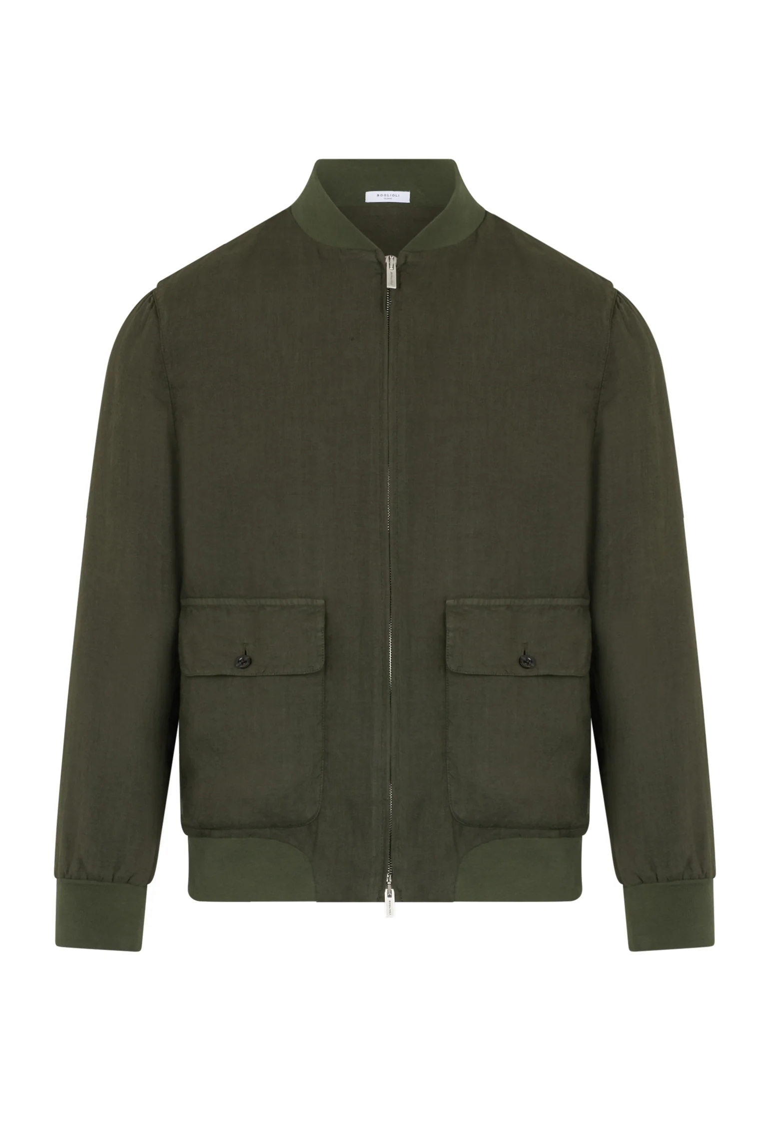 Bomber in lino verde - Image 4