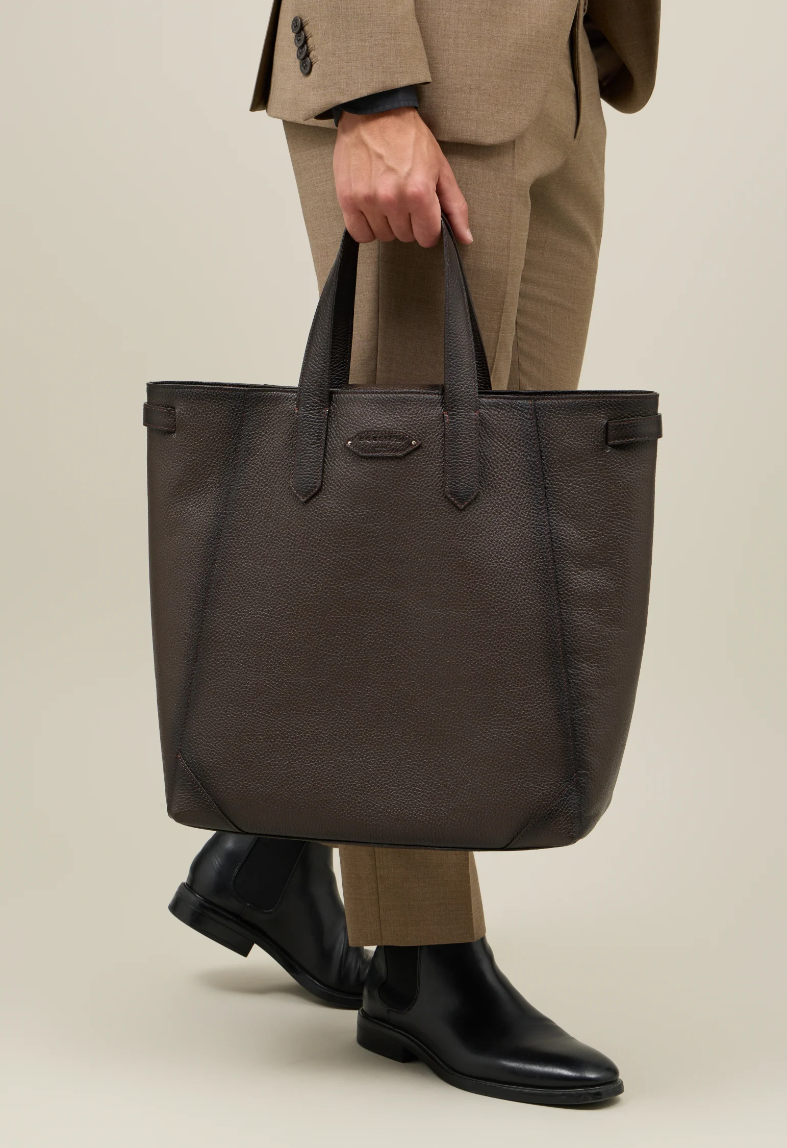 Borsa in pelle marrone - Image 4