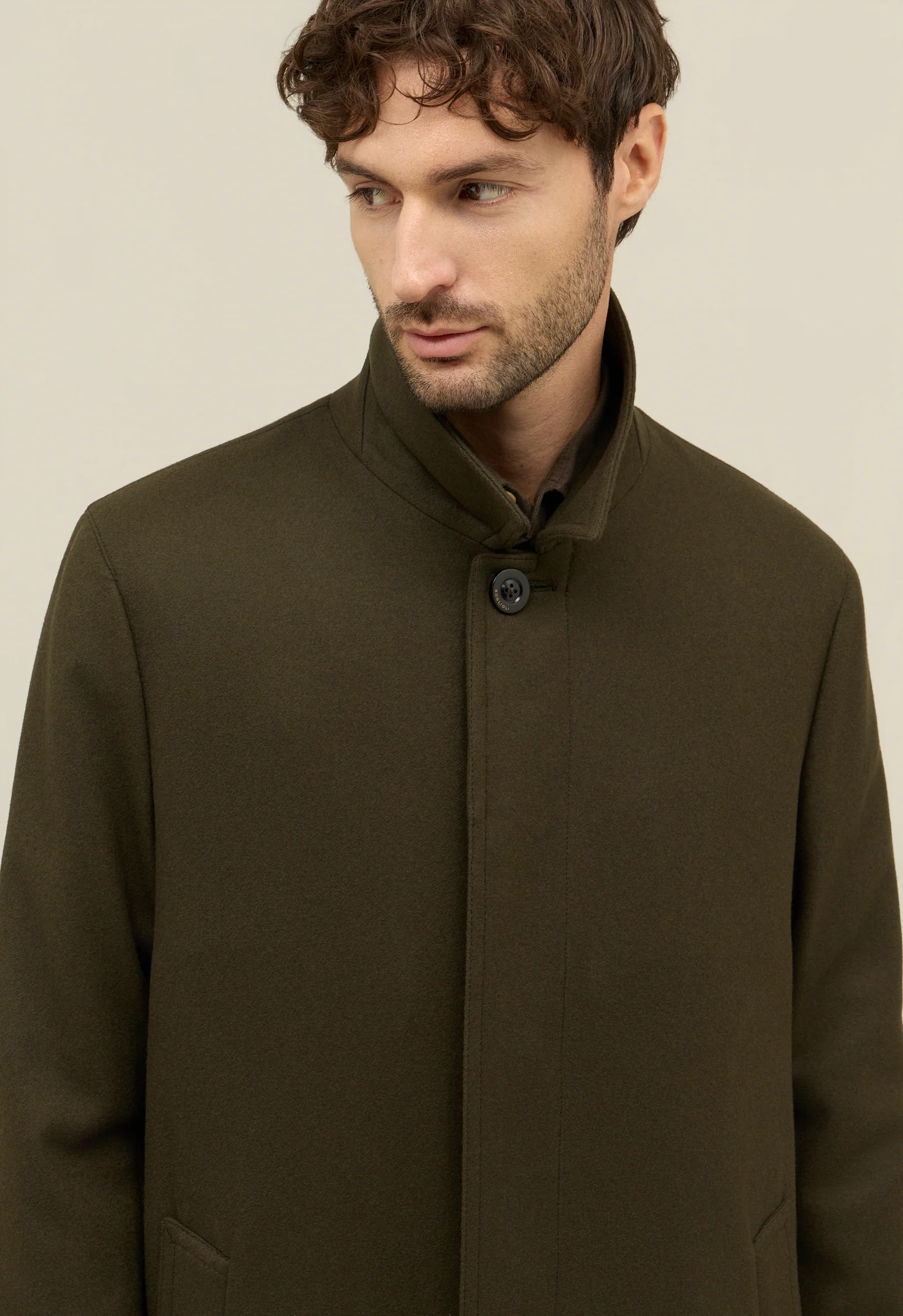 Cappotto Loden in lana verde - Image 3