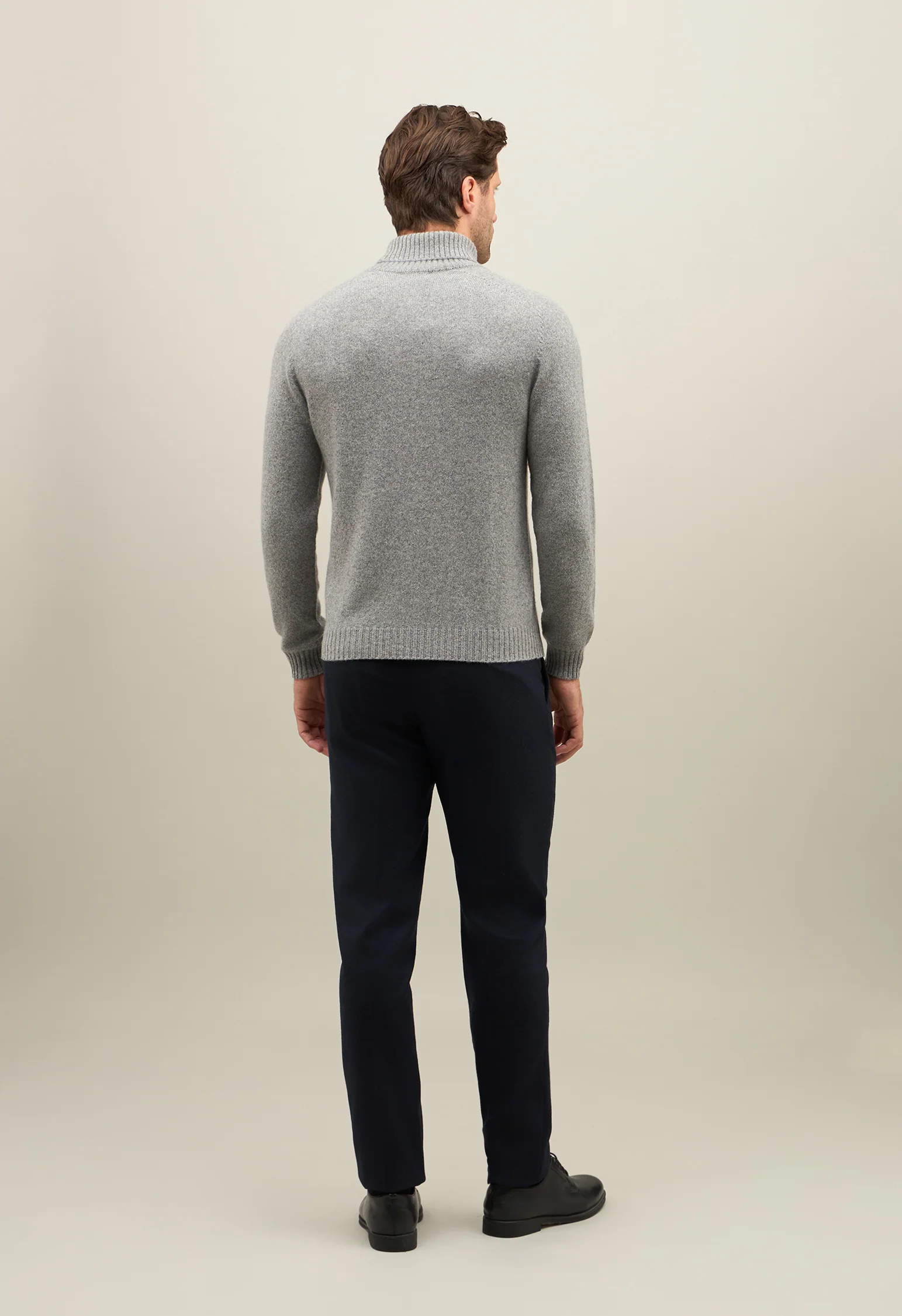 Dolcevita in cashmere Coccola grigio - Image 3