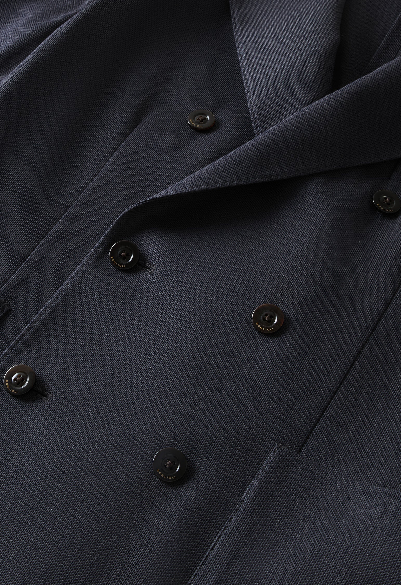Giacca Dover doppiopetto in jersey grigio - Image 5