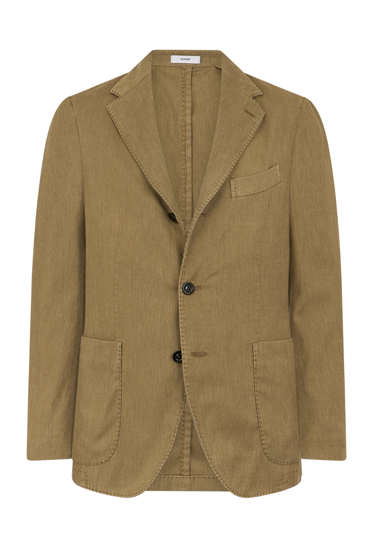 Giacca Dover in misto cotone soft khaki - Image 4