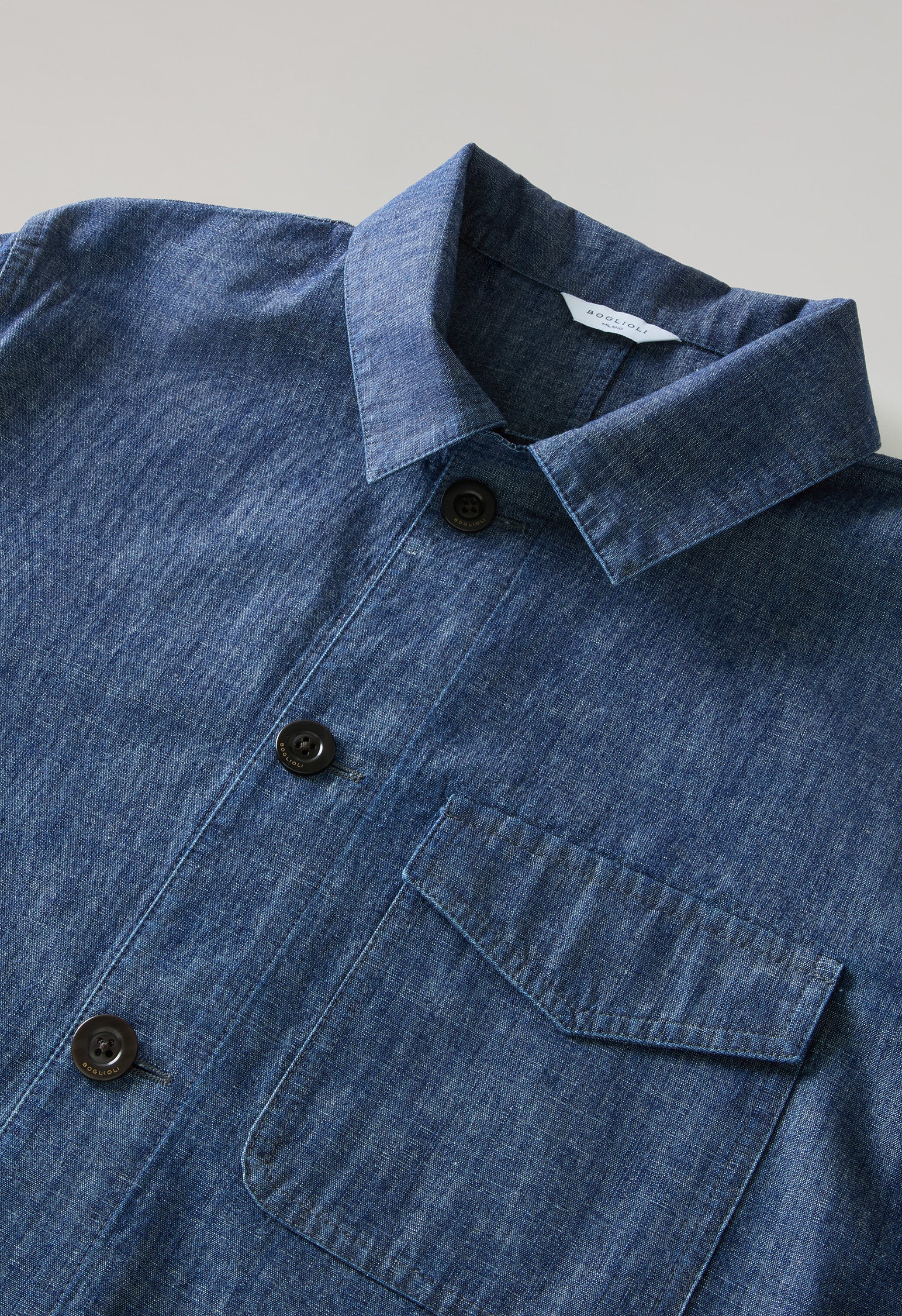 Giacca Workwear in indaco denim blu - Image 5