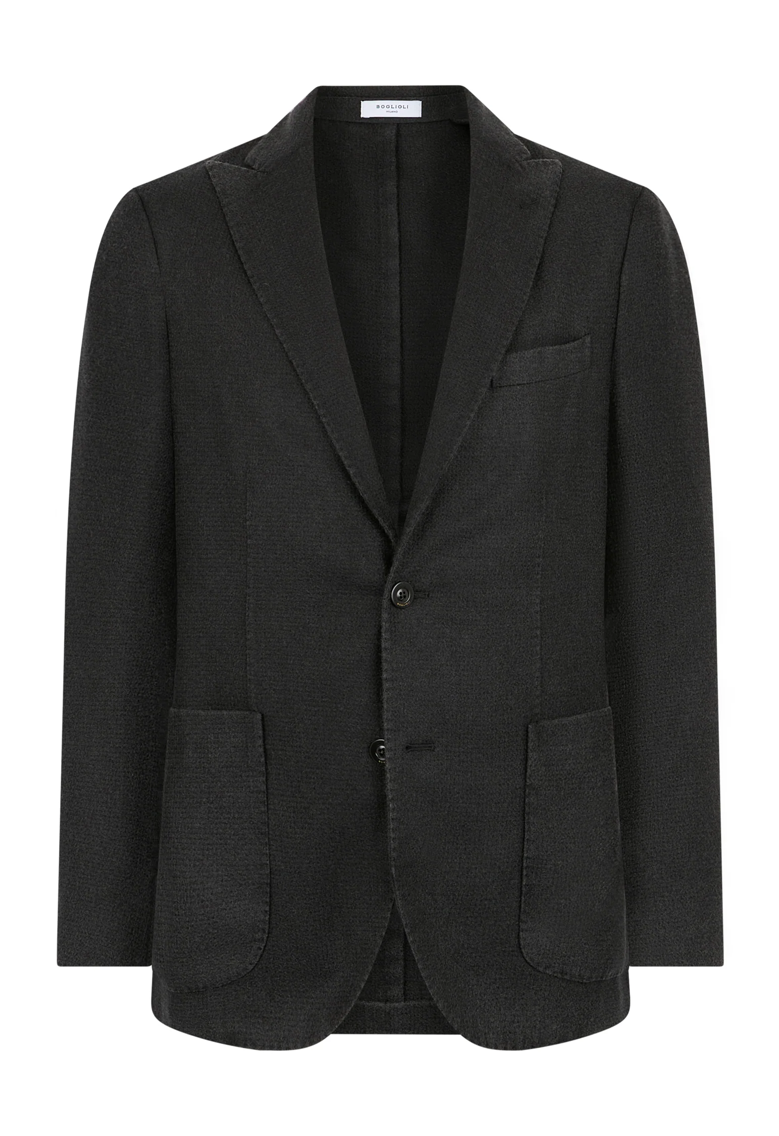 K-Jacket in cashmere tinto in capo nera - Image 4