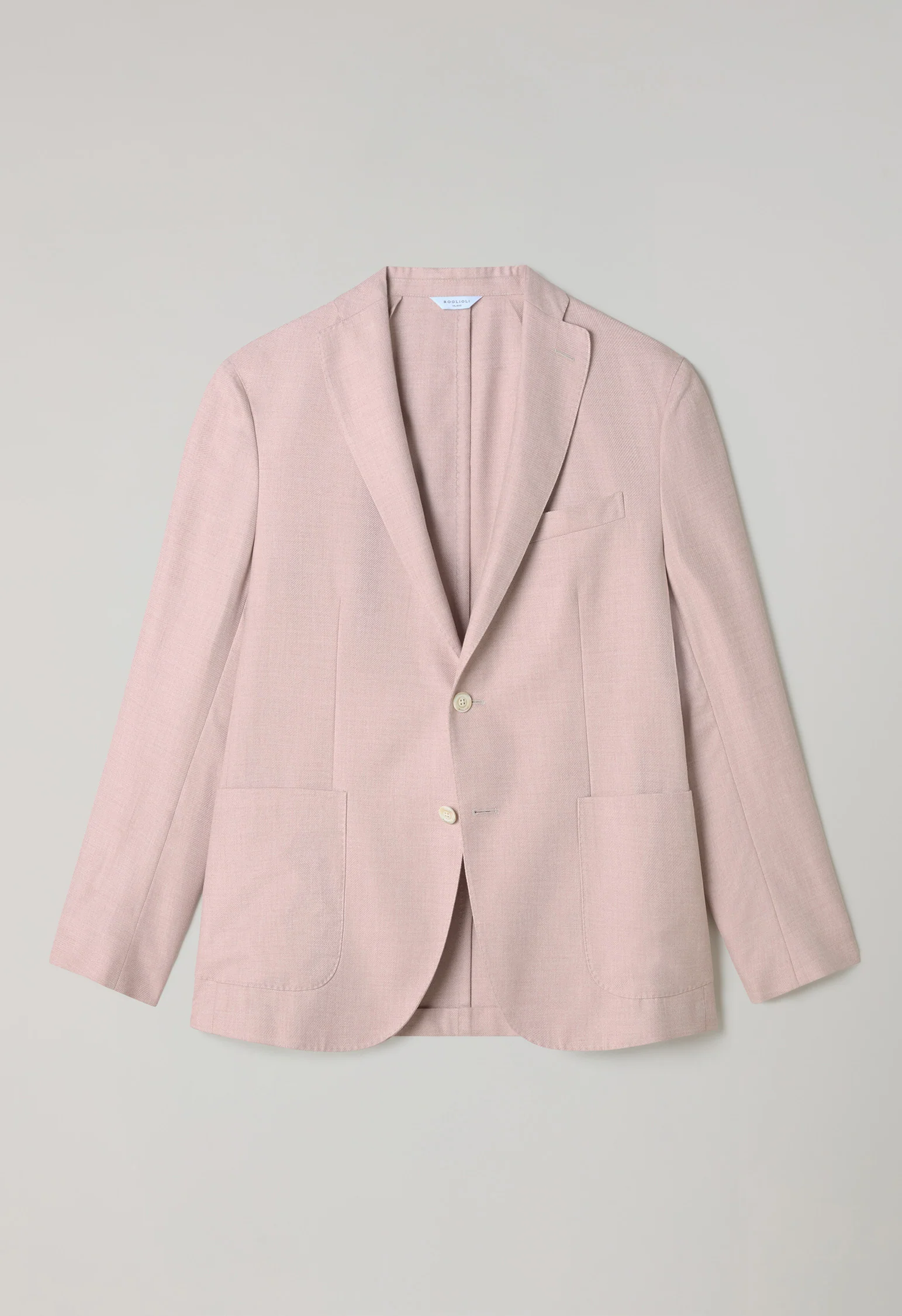 K-Jacket in cotone cashmere e seta rosa - Image 4