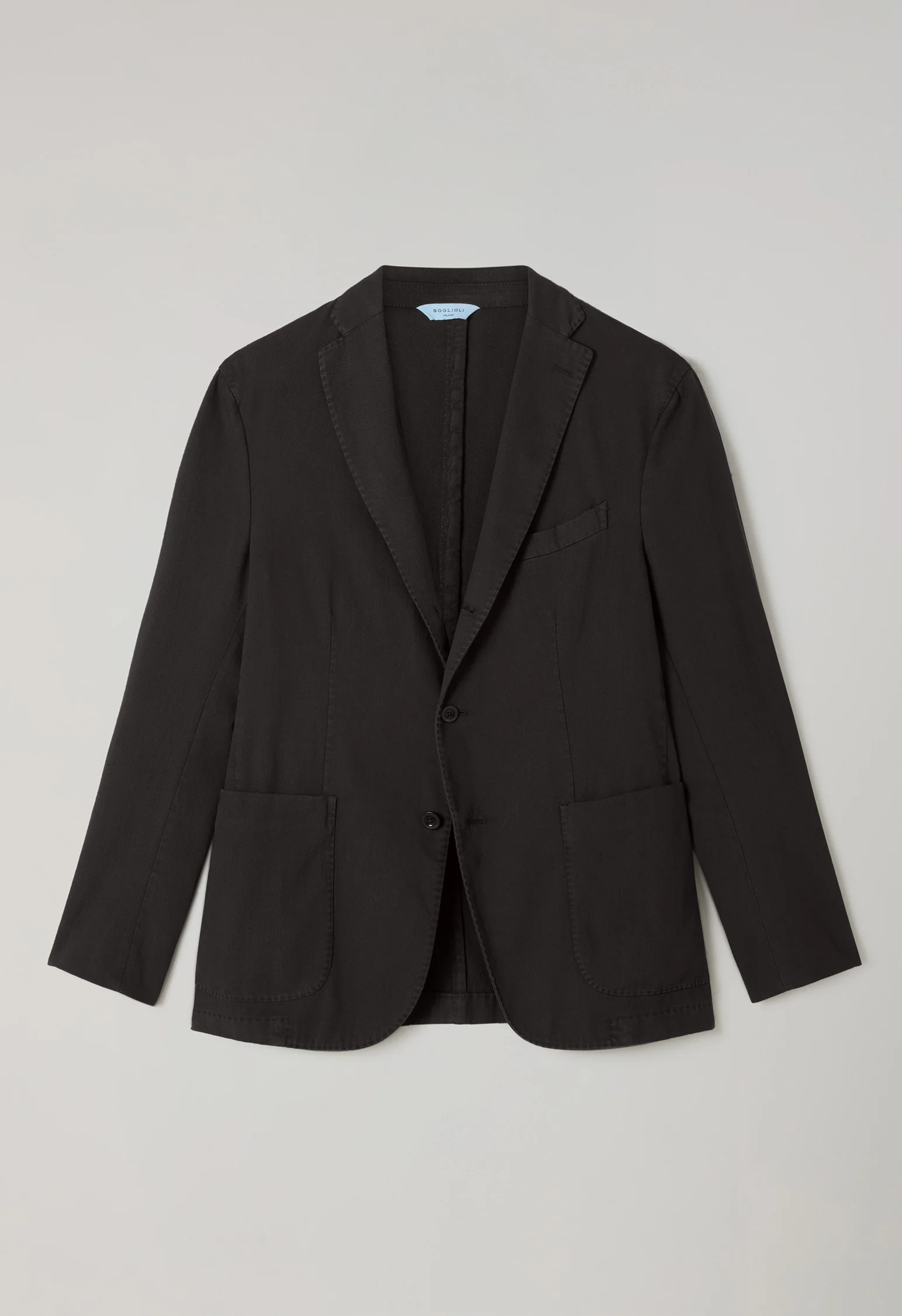 K-Jacket in cotone stretch tinto in capo marrone - Image 4