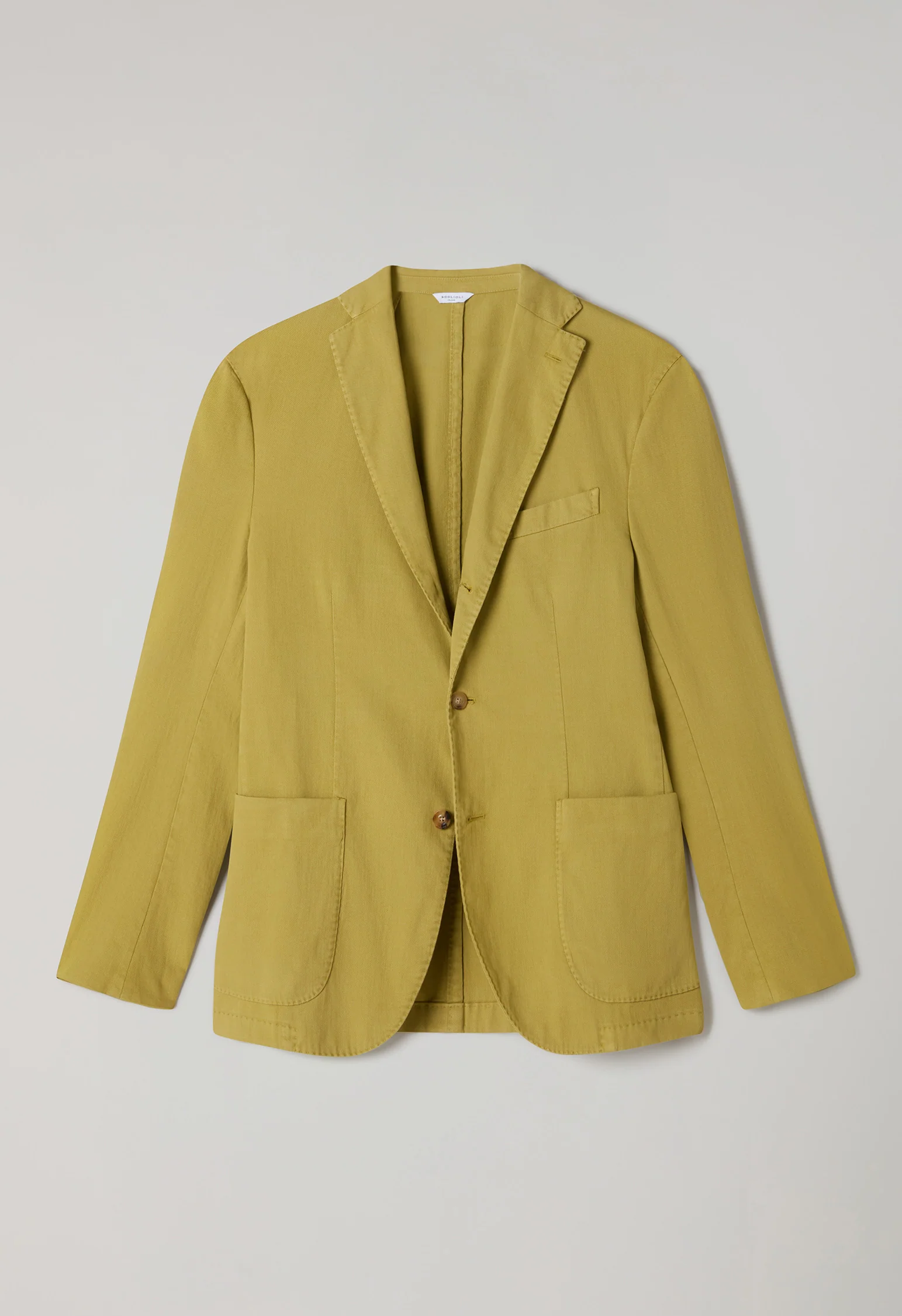 K-Jacket in cotone stretch tinto in capo verde - Image 4