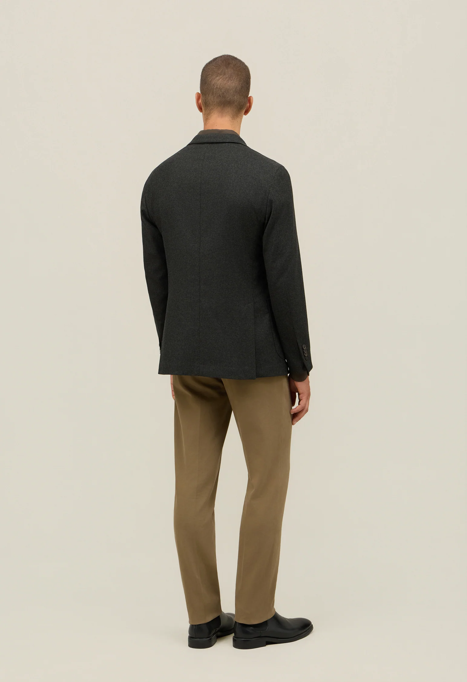K-Jacket in flanella verde scuro - Image 2