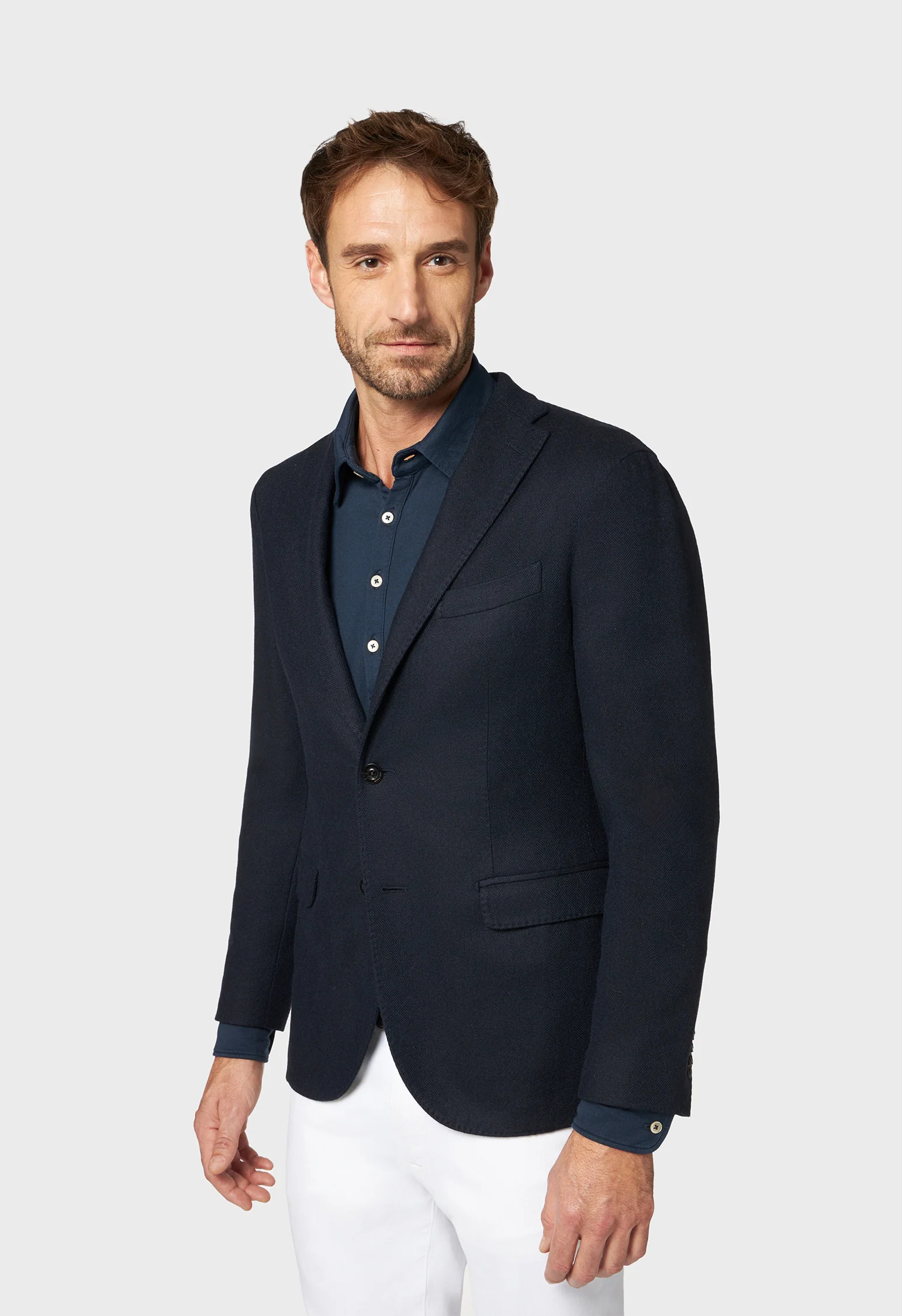 K-Jacket in lana blu - Image 3