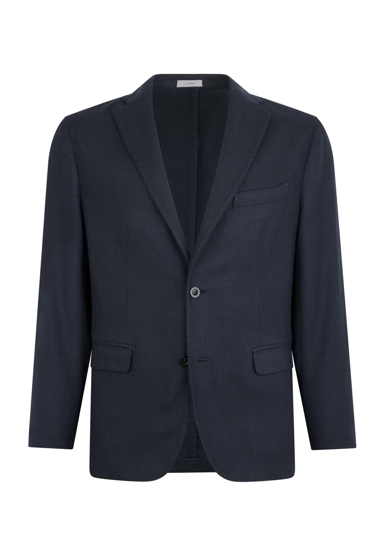 K-Jacket in lana blu - Image 4