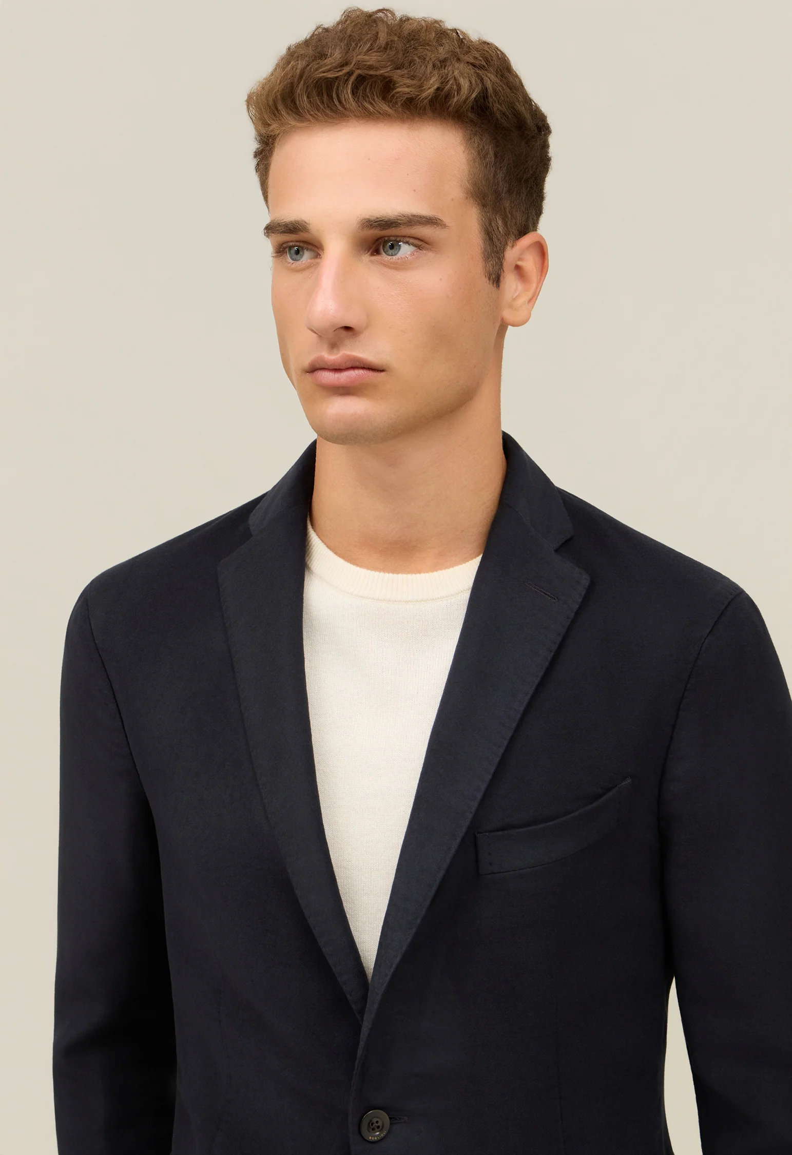K-Jacket in moleskin tinto in capo grigio scuro - Image 3
