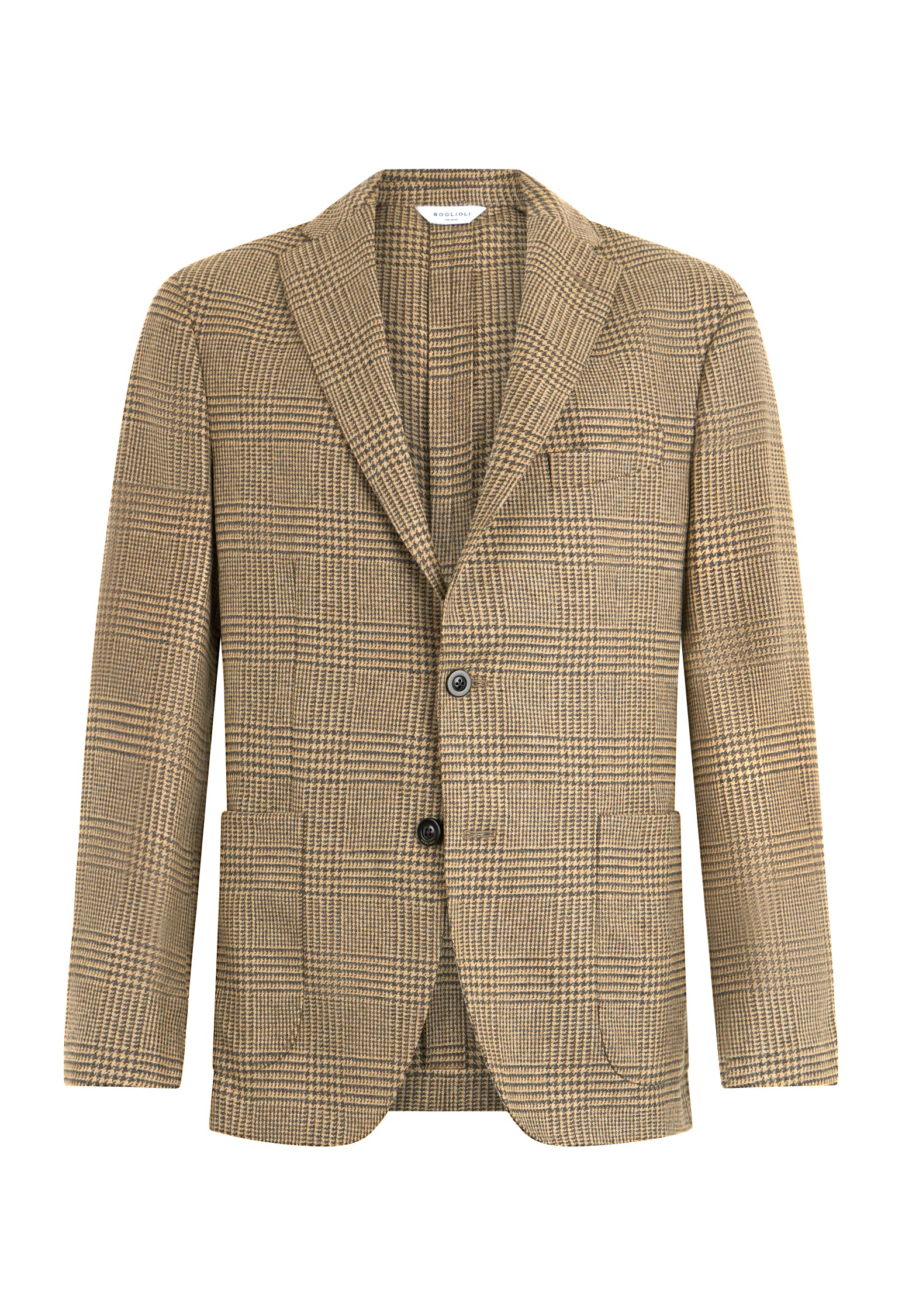 K-Jacket Principe di Galles in misto lana beige - Image 4