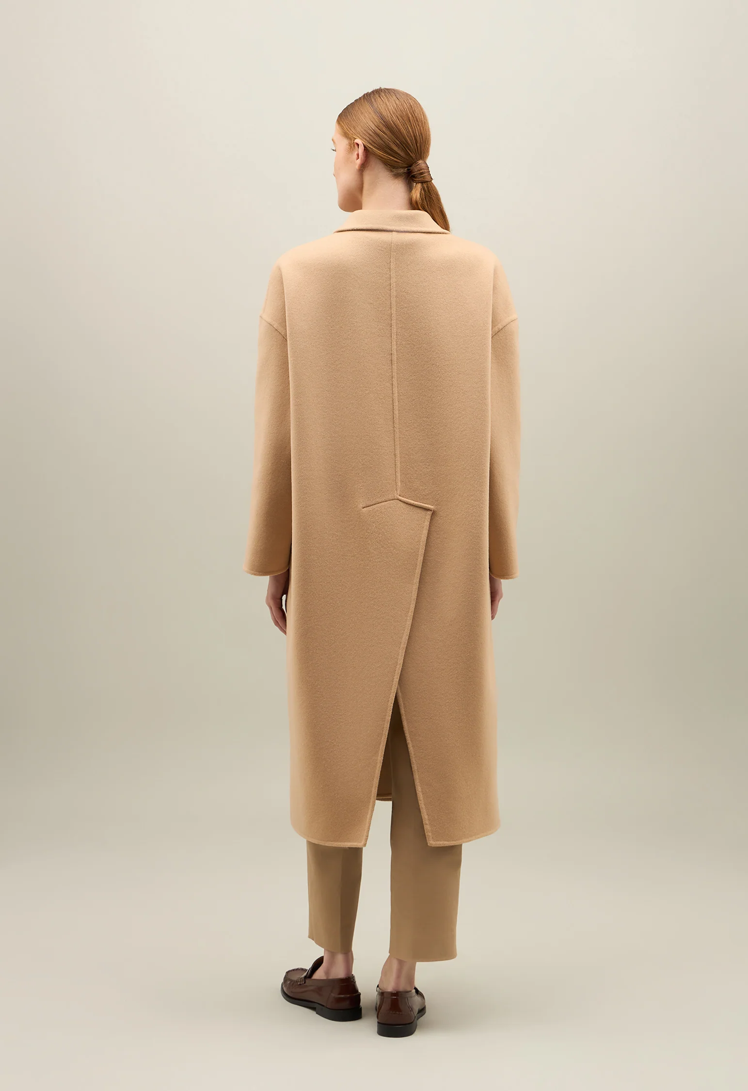 Overcoat in lana cammello - Image 2