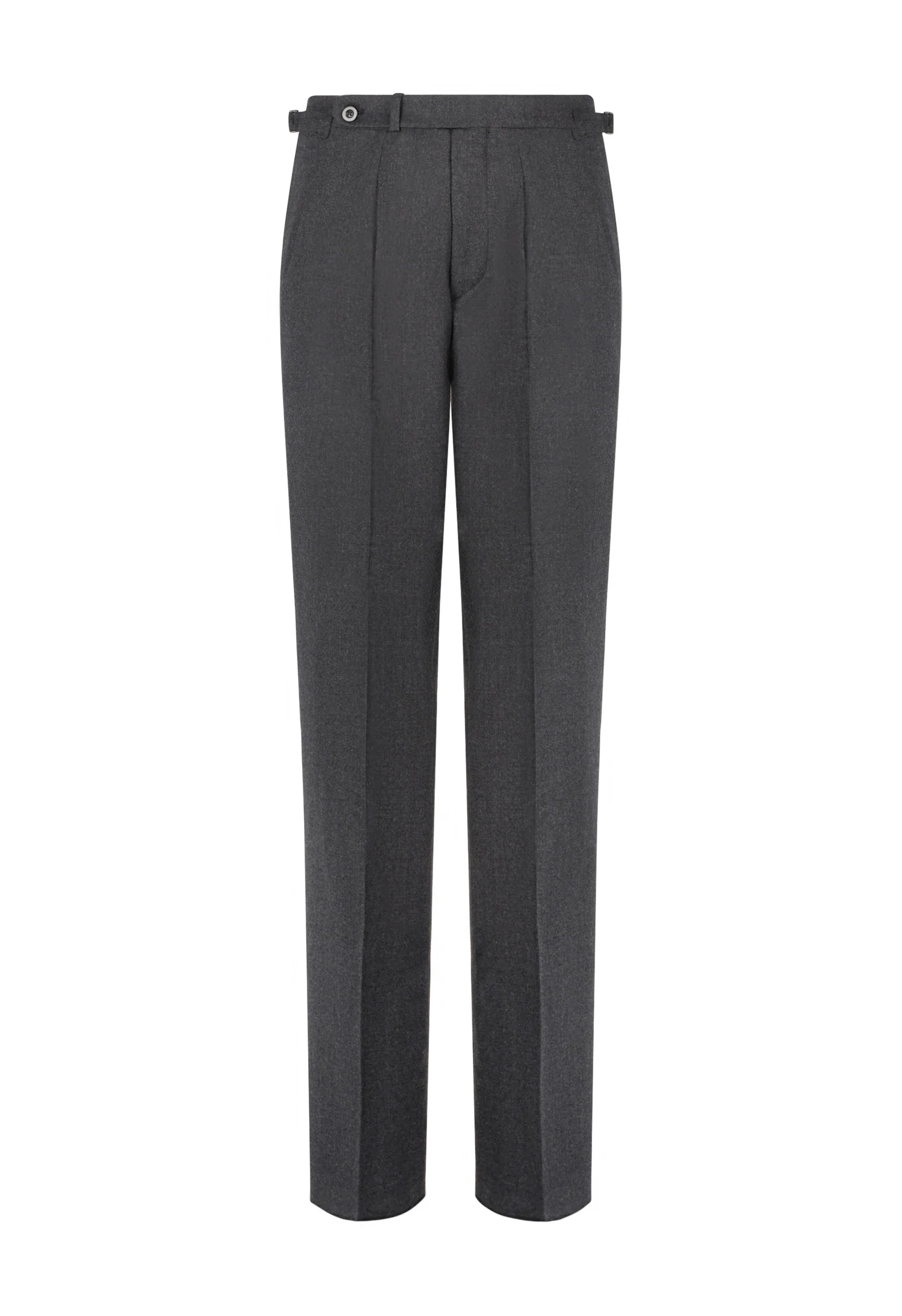 Pantalone chino in lana vergine grigio - Image 4